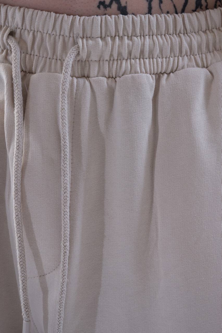 WNLOK -Yüksek Kaliteli Oversize Tişört ve Pantolon Modern İkili Takım Bej